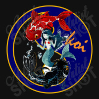 Oriental Beauty Koi & Feng Shui Bicycle License Plate | Artistshot