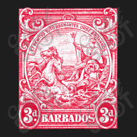 Vintage Barbados Postage Stamp Design Classic T-shirt | Artistshot