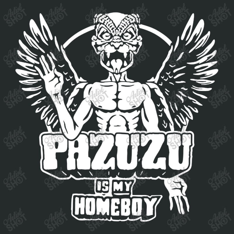 Pazuzu Is My Homeboy Women's Triblend Scoop T-shirt by Black Label | Artistshot