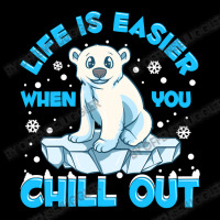 Bear Life Is Easier When You Chill Out Polar Bear Pun 184 Polar Panda Unisex Jogger | Artistshot