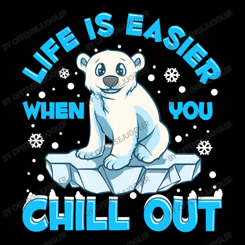 Bear Life Is Easier When You Chill Out Polar Bear Pun 184 Polar Panda Unisex Jogger by offensejuggler | Artistshot