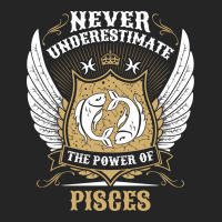 Never Underestimate The Power Of Pisces Unisex Hoodie | Artistshot