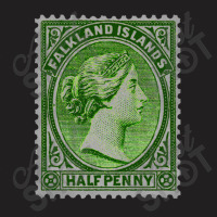 Vintage Falkland Islands Postage Stamp Design T-shirt | Artistshot