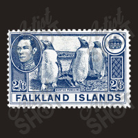 Vintage Falkland Islands Postage Stamp Design Tank Top | Artistshot