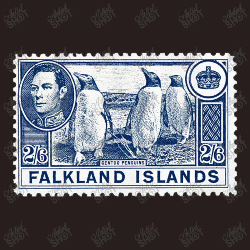 Vintage Falkland Islands Postage Stamp Design Tank Top by sabitung | Artistshot