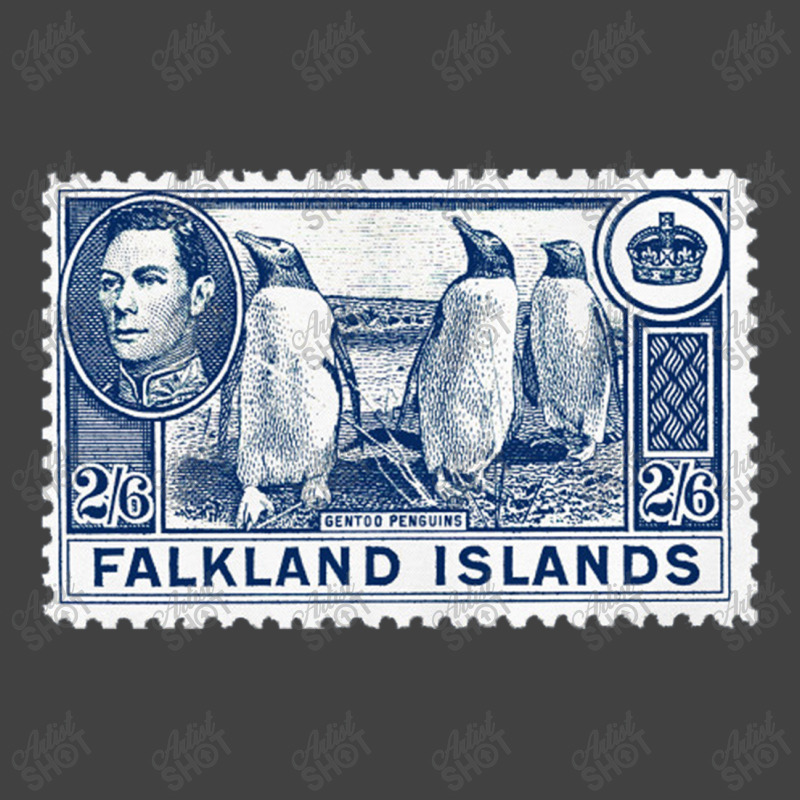 Vintage Falkland Islands Postage Stamp Design Vintage T-Shirt by sabitung | Artistshot