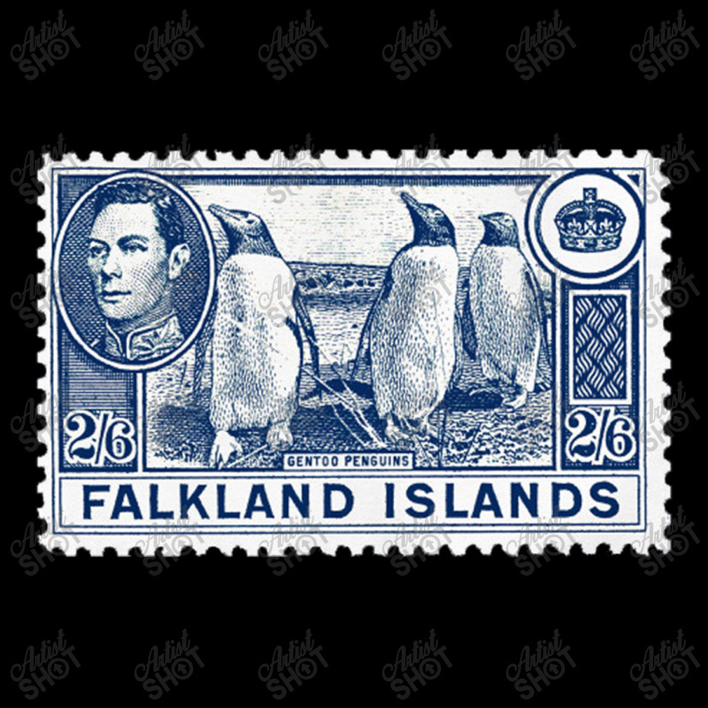 Vintage Falkland Islands Postage Stamp Design Fleece Short by sabitung | Artistshot