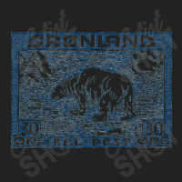 Vintage Greenland Polar Bear Postage Stamp Design Backpack | Artistshot