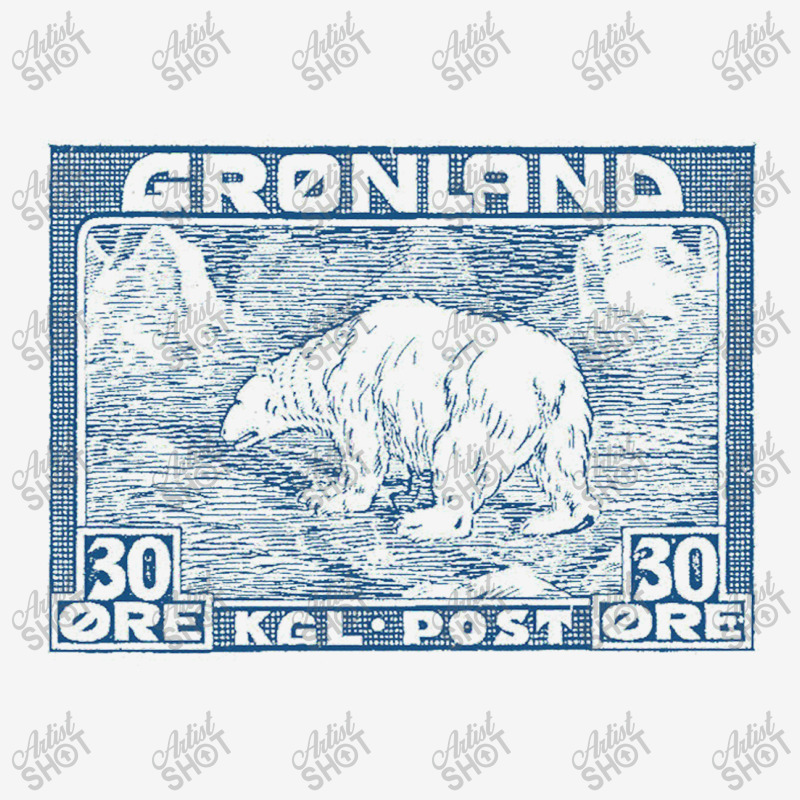 Vintage Greenland Polar Bear Postage Stamp Design Apple Watch Band | Artistshot