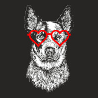 Valentines T  Shirt Heeler Valentines Day Australian Cattle Dog Mom Do Ladies Fitted T-shirt | Artistshot