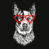 Valentines T  Shirt Heeler Valentines Day Australian Cattle Dog Mom Do Scorecard Crop Tee | Artistshot