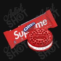 Oreo Cookie Red Silver Rectangle Keychain | Artistshot