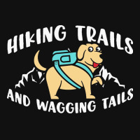 Hiking Lover T  Shirt Hiking Trails And Wagging Tails T  Shirt Baby Beanies | Artistshot