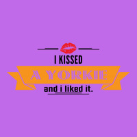 I Kissed A Yorkie And I Liked It Adjustable Strap Totes | Artistshot