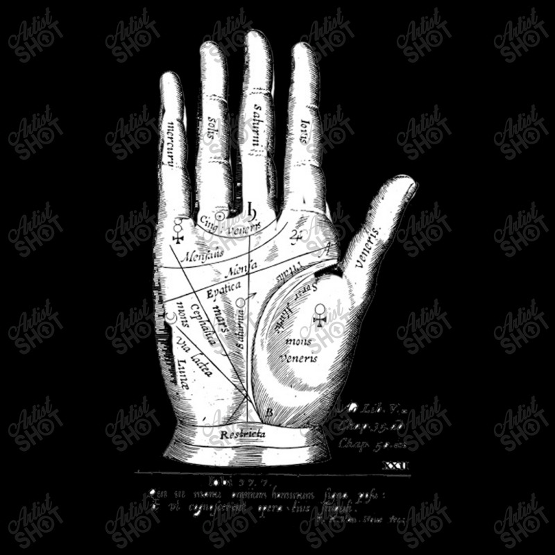 Vintage Palmistry Left Hand Woodcut Design Youth Jogger by sabitung | Artistshot