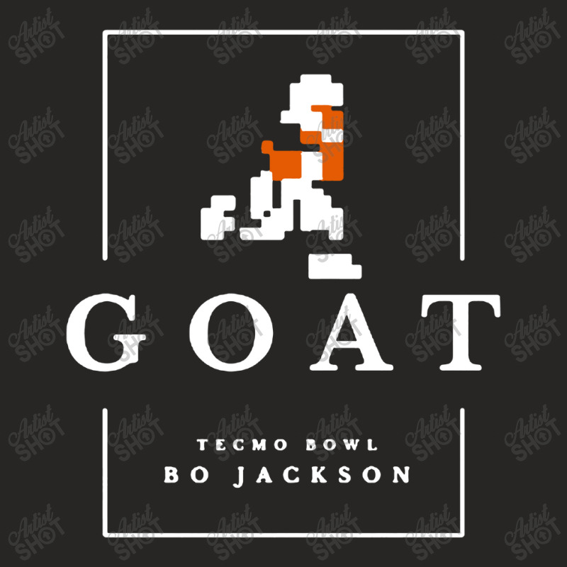 Goat Tecmo Bowl Bo Jackson Ladies Fitted T-Shirt by Mozza | Artistshot