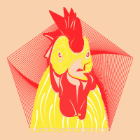 Chicken T  Shirt Screaming Rooster T  Shirt (3) Cropped Hoodie | Artistshot