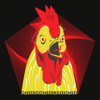 Chicken T  Shirt Screaming Rooster T  Shirt (3) Scorecard Crop Tee | Artistshot