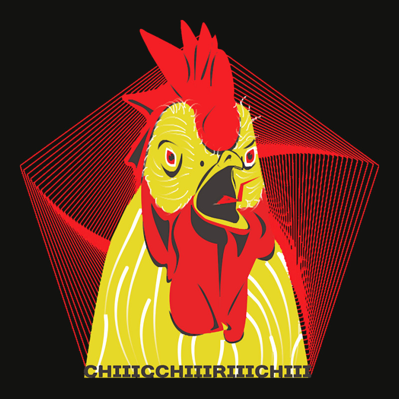 Chicken T  Shirt Screaming Rooster T  Shirt (3) Scorecard Crop Tee by caseynitzsche899 | Artistshot