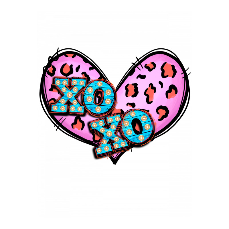 Xoxo Leopard Heart Youth Sweatshirt by Apollo | Artistshot