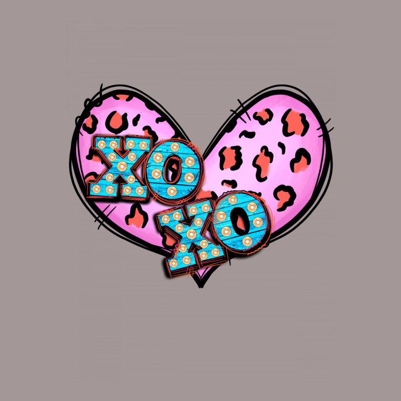 Xoxo Leopard Heart Vintage Hoodie by Apollo | Artistshot