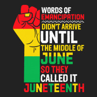 Juneteenth T  Shirt Words Of Emancipation Didn't Arrive Until The Midd Backpack | Artistshot