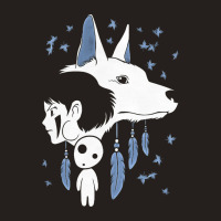 Girl And Wolf Anime Tank Top | Artistshot