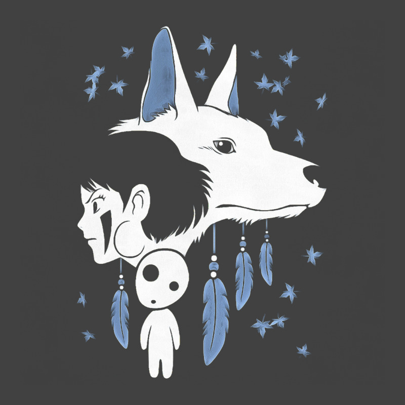 Girl And Wolf Anime Vintage T-Shirt by George277 | Artistshot