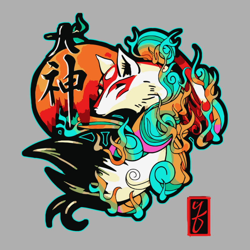 Amaterasu Fox Ladies Fitted T-shirt | Artistshot