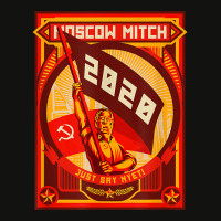 Moscow Mitch Just Say Nyet Propaganda Banner T Shirt Scorecard Crop Tee | Artistshot