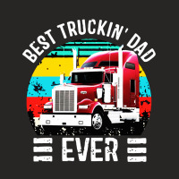 Father’s Day Best Truckin’ Dad Ever Ladies Fitted T-shirt | Artistshot