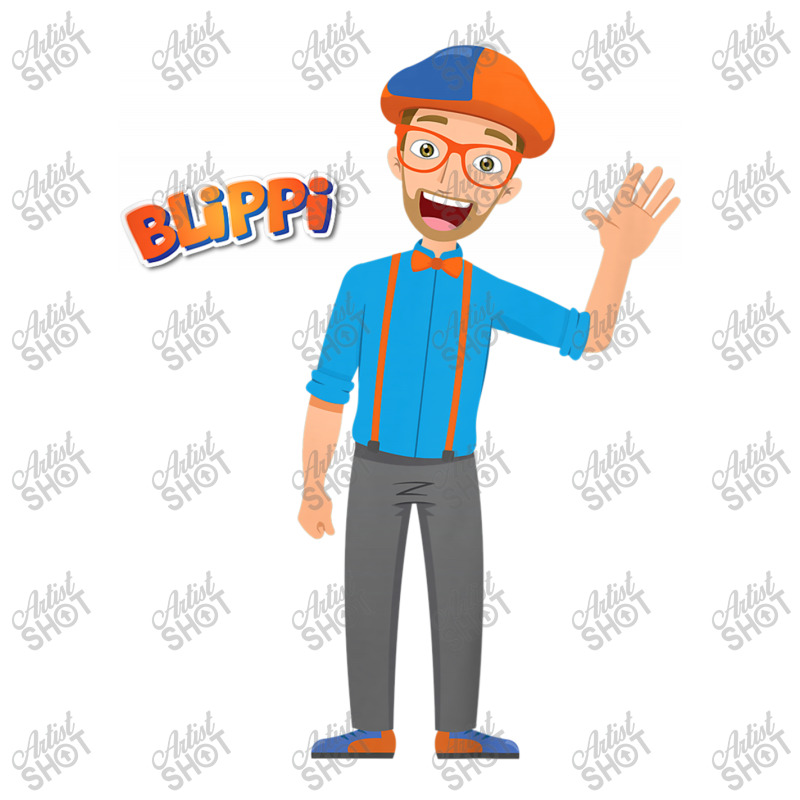 Blippi theme metal water bottle