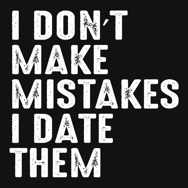 I Don’t Make Mistakes I Date Them Scorecard Crop Tee by FAICAL | Artistshot