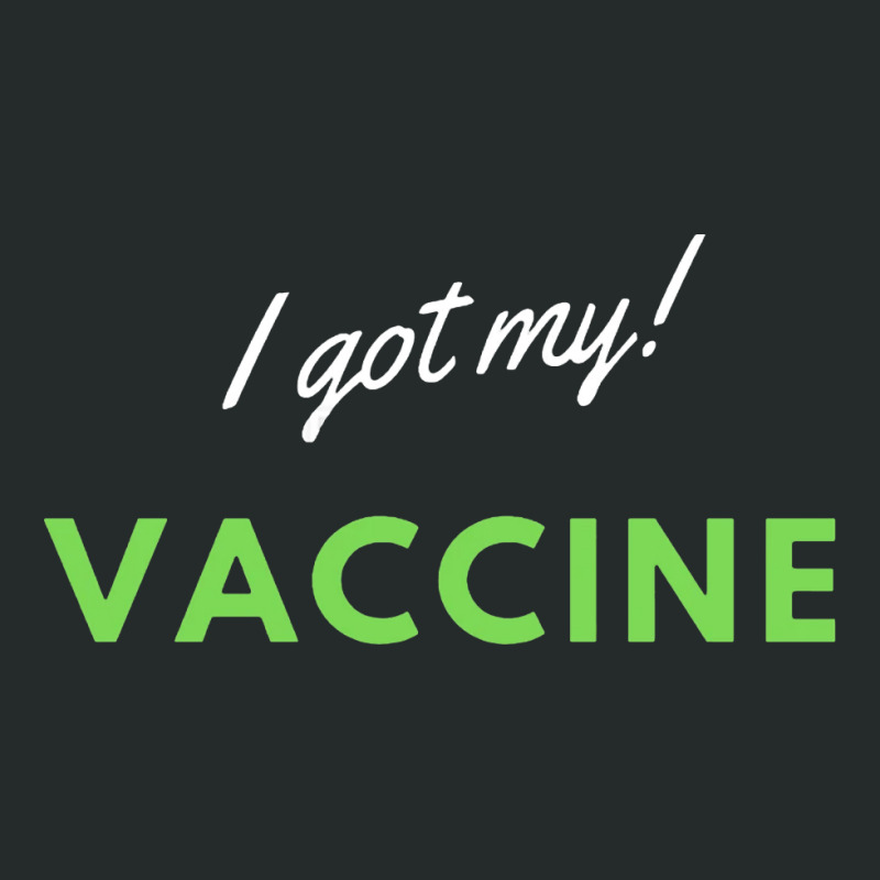 I Got My Vaccine Women's Triblend Scoop T-shirt by Kahvel | Artistshot