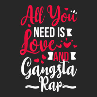 All You Need Is Love & Gangsta Rap, Valentines Day Gangster T Shirt Men's T-shirt Pajama Set | Artistshot