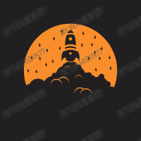 Rocket Launch Orange T-shirt | Artistshot