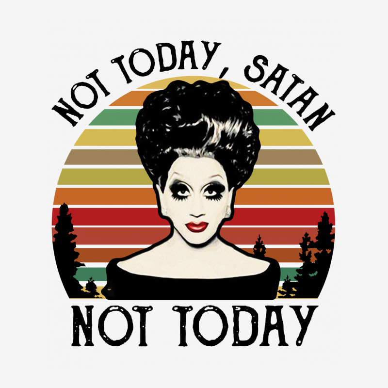 Not Today Satan Not Today Vintage Scorecard Crop Tee by Garden Store | Artistshot