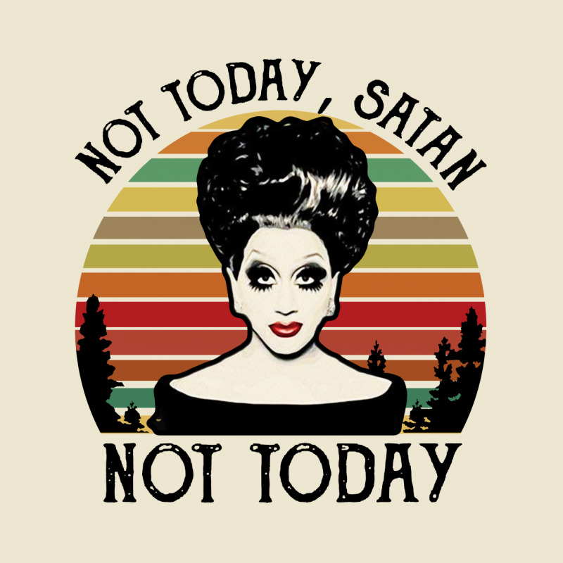 Not Today Satan Not Today Vintage Cropped Hoodie by Garden Store | Artistshot