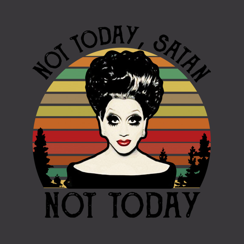 Not Today Satan Not Today Vintage Ladies Curvy T-Shirt by Garden Store | Artistshot