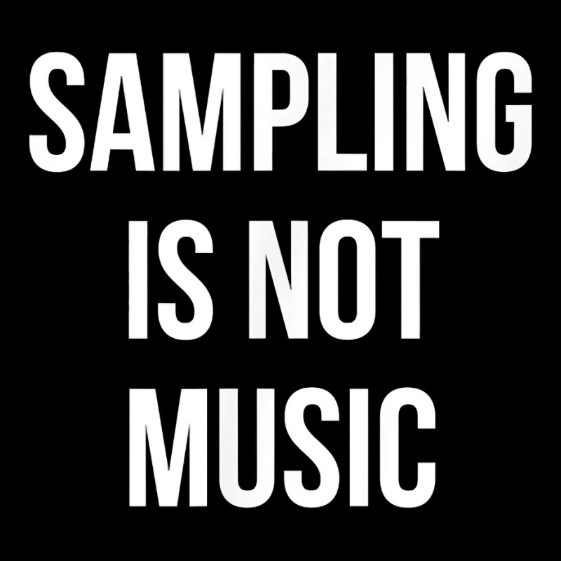 Funny Hip Hop Rap Samples   Sampling Is Not Music T Shirt V-neck Tee | Artistshot