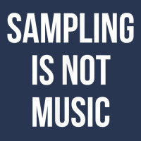 Funny Hip Hop Rap Samples   Sampling Is Not Music T Shirt Men Denim Jacket | Artistshot