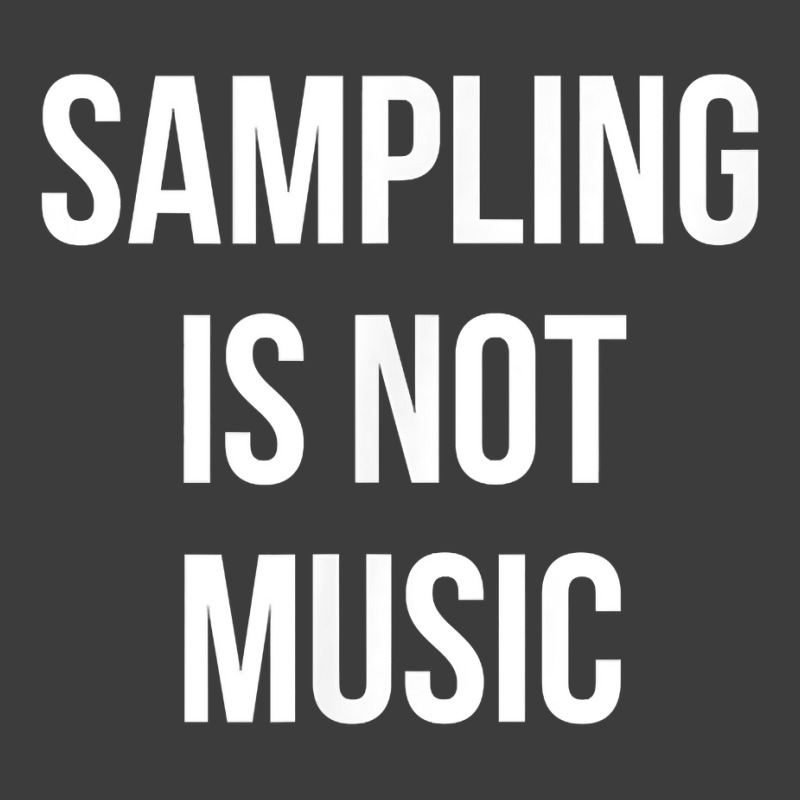 Funny Hip Hop Rap Samples   Sampling Is Not Music T Shirt Men's Polo Shirt | Artistshot