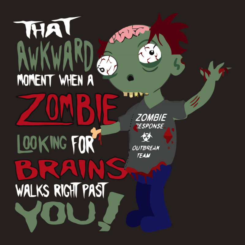 Zombie Looking For Brains Tank Top | Artistshot