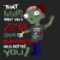 Zombie Looking For Brains 3/4 Sleeve Shirt | Artistshot