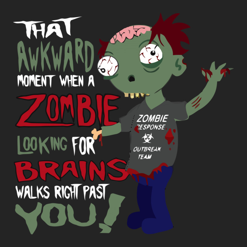 Zombie Looking For Brains 3/4 Sleeve Shirt | Artistshot