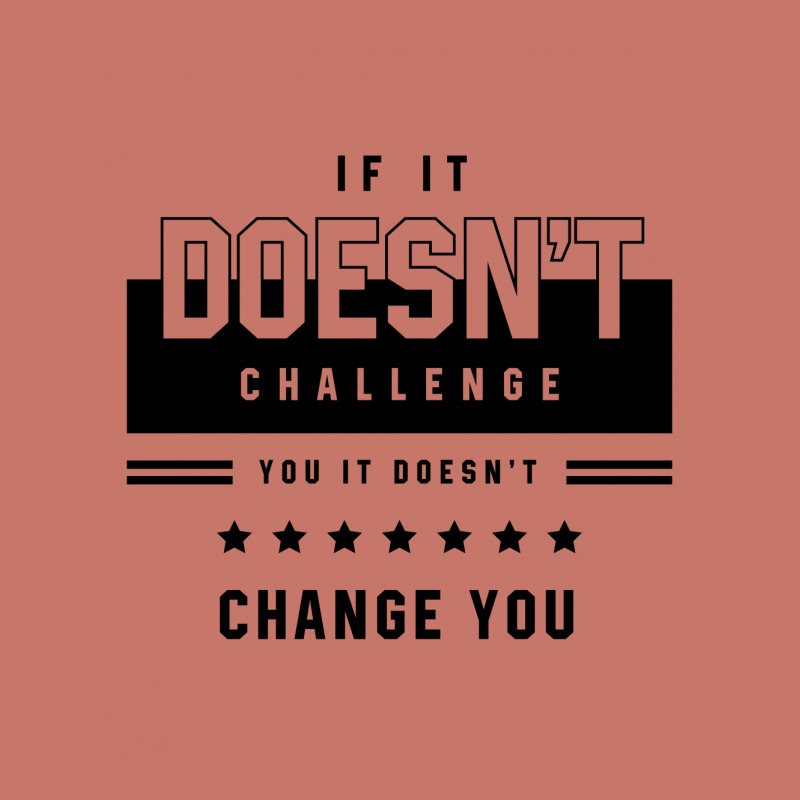 If It Doesn't Challenge - Motivational Gift Sayings Cropped Sweater by Diogo Calheiros | Artistshot