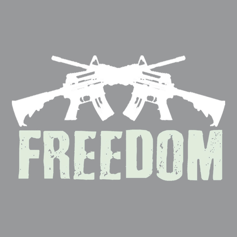 Independence Day T  Shirt Freedom Crossed M4 A1 Machine Guns For Veter Crewneck Sweatshirt | Artistshot