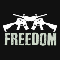 Independence Day T  Shirt Freedom Crossed M4 A1 Machine Guns For Veter Baby Beanies | Artistshot