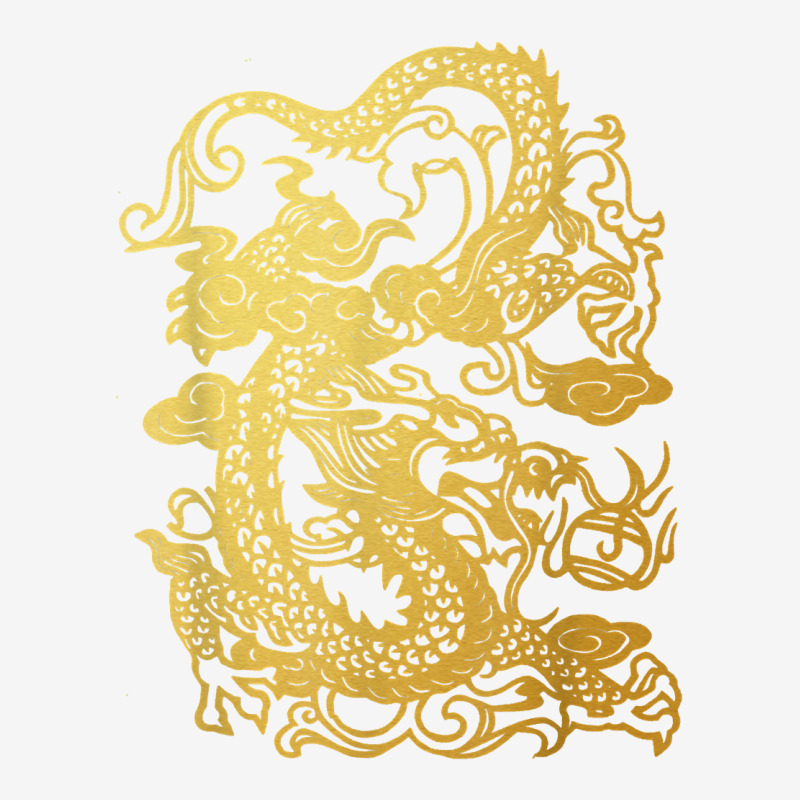 Golden Asian Chinese Japanese Korean Mythical Dragon T Shirt Youth 3/4 Sleeve | Artistshot