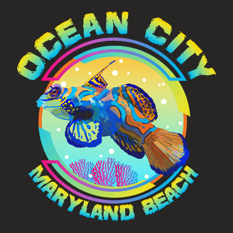 Ocean City Maryland T  Shirt Ocean City Maryland Beach, Goby Mandarin Ladies Fitted T-Shirt by osvaldo8495 | Artistshot